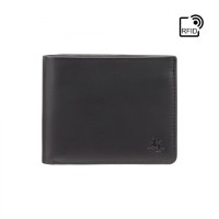 Гаманець Visconti VSL33 TAP-N-GO з RFID Black-Steel Blue (VSL33 BK/ST BL)