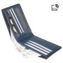 Гаманець Visconti VSL33 TAP-N-GO з RFID Black-Steel Blue (VSL33 BK/ST BL)