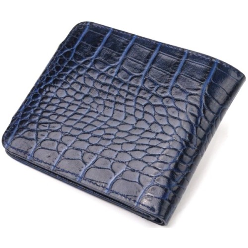 Портмоне Canpellini З натуральної шкіри Синє (21577)