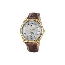 Наручний годинник Seculus 4483.2.1069 pvd-y, white dial, brown leather
