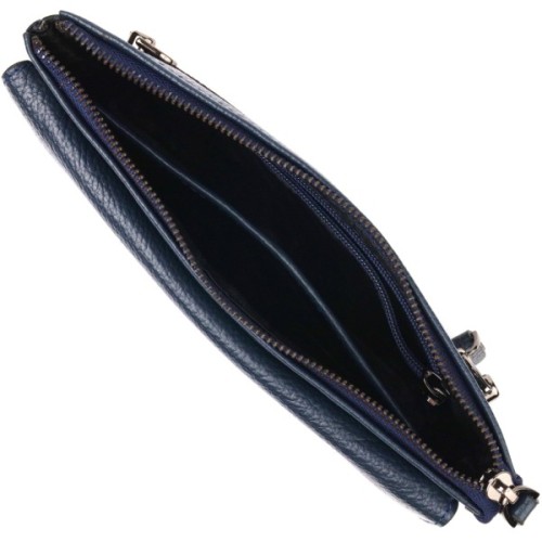 Сумка Canpellini З натуральної шкіри Синя (21550)