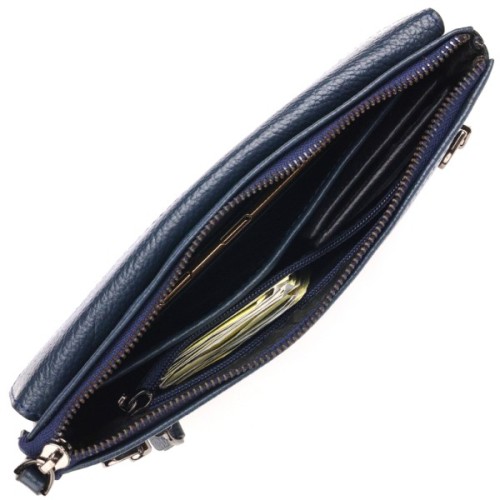 Сумка Canpellini З натуральної шкіри Синя (21550)