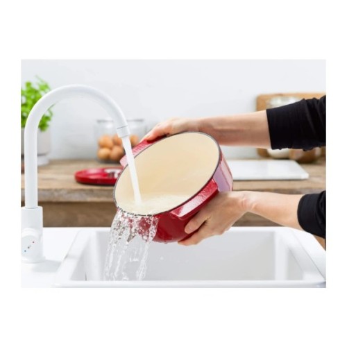 Каструля KitchenAid чавунна з кришкою 3,3 л Червона (CC006057-001)