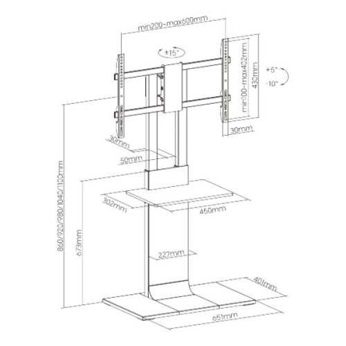 Стійка презентаційна OfficePro TVS535