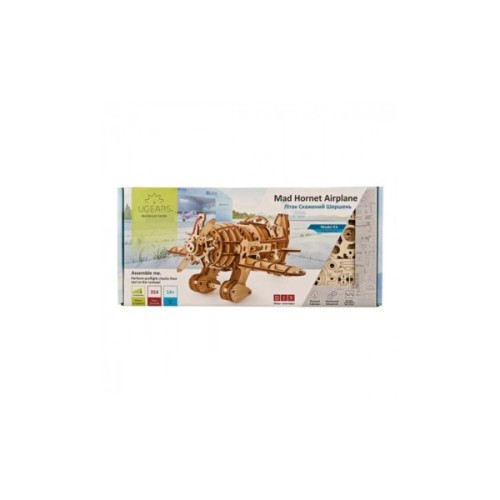Конструктор Ugears Літак Скажений Шершень (6337396)