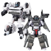 Трансформер Tobot міні S5 ТОБОТ X білий + ТОБОТ Y сірий (301166)