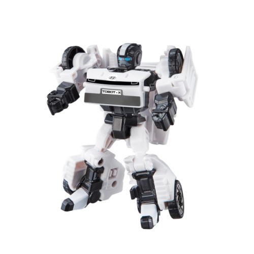 Трансформер Tobot міні S5 ТОБОТ X білий + ТОБОТ Y сірий (301166)