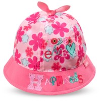 Панама дитяча Kitti з квіточками (Y8020-1-44G-pink)
