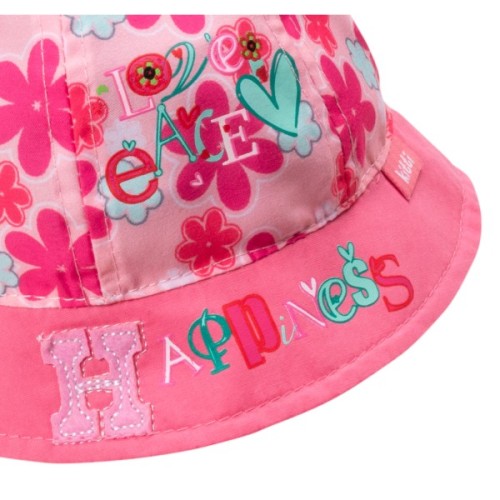 Панама дитяча Kitti з квіточками (Y8020-1-44G-pink)