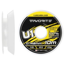 Флюорокарбон Favorite U1 FC 10m 0.8/0.148mm 3.6lb/1.65kg (1693.11.74)