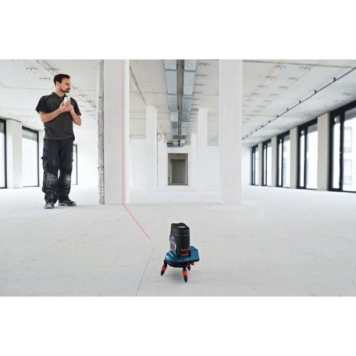 Лазерний нівелір Bosch Professional GCL2-50C+RM2 до 20м, ±0.3мм/м, 4AAx1.5В, IP54, чохол, мішеннь, кейс (0.601.066.G03)