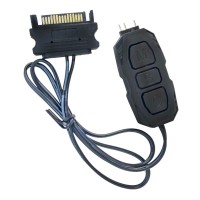 Модуль управління підсвічуванням Zezzio Контролер керування Zezzio ARGB 3-Pin 5V/SATA (Zezzio ARGB controller Sata) (Zezzio ARGB 3-Pin 5V/SATA)