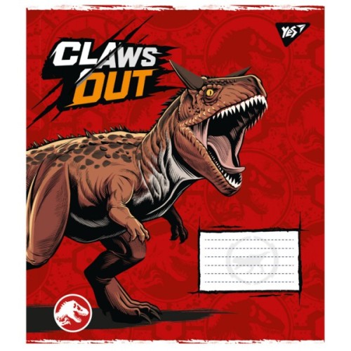 Зошит Yes Jurassic world 12 аркушів лінія (767225)