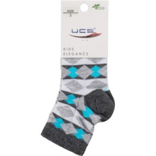 Шкарпетки дитячі UCS Socks у смужку (M0C0101-1223-7-lightkgray)