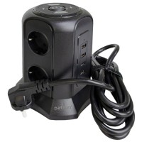Мережевий фільтр живлення Patron SP-1663-USBTW (EXT-PN-SP-1663-USBTW)