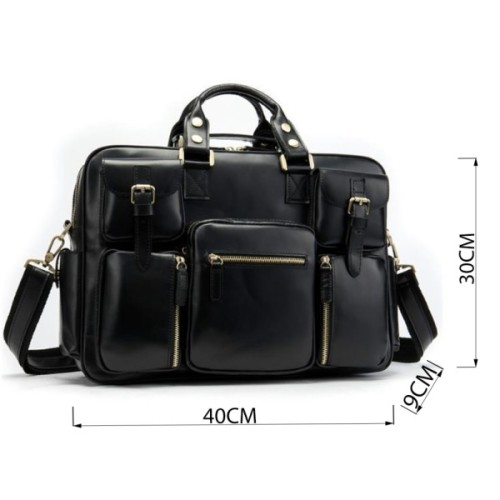 Сумка Vintage Чорна (14756)