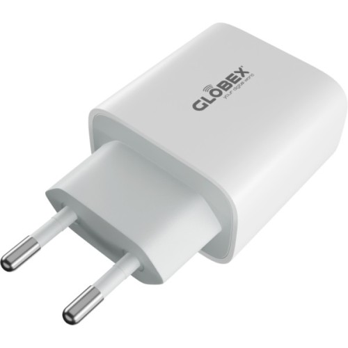 Зарядний пристрій Globex USB-C 20W FastPower white (20WC5A)