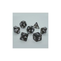 Набір кубиків для настільних ігор Games 7 Days Glitter 7 Dice Set - Black (g7dglit10)