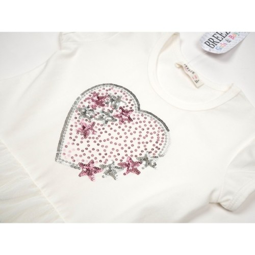 Плаття дитяче Breeze з серцем (14104-104G-cream)