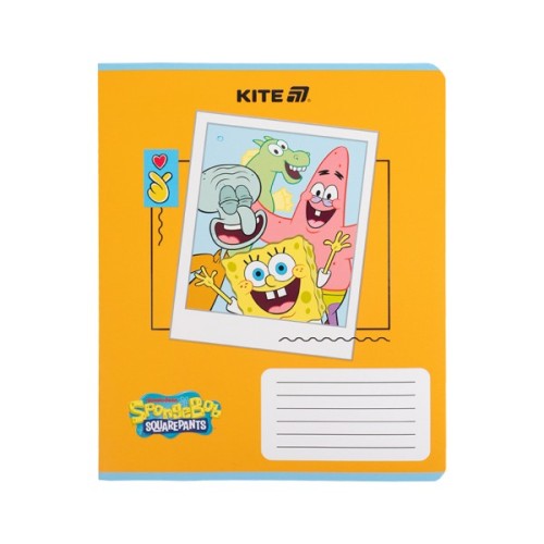Зошит Kite SpongeBob SquarePants, 12 аркушів, клітинка (SB25-232)