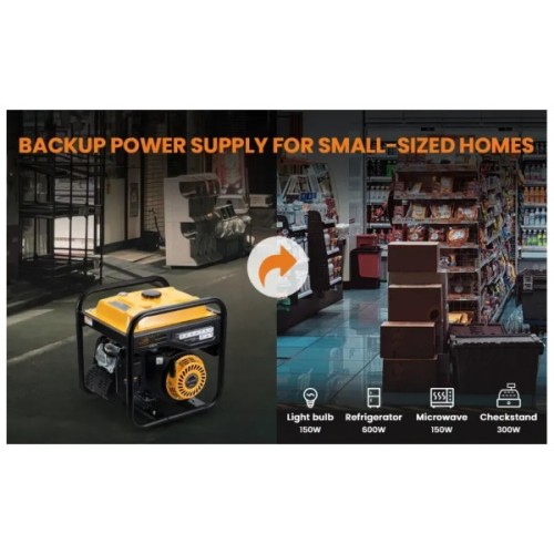 Генератор maXpeedingRODS MXR4500i (3,5 kW), 220V, 50Hz, 7.5л, ручний запуск (mxr4500i)