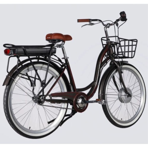 Електровелосипед Dorozhnik 26" eAQUAMARINE BH рама-17" 36B 13А*г 500Вт 2026 сірий (ELB-D-26-316)