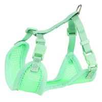 Шлея для собак Trixie з повідцем для цуценят S–M 26–34 см 10 мм м' ятна (4011905155654)