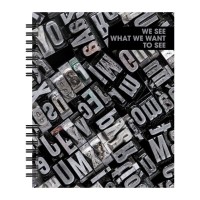 Блокнот Optima В5 пластикова обкладинка, спіраль, 60 аркушів, клітинка (O25919)