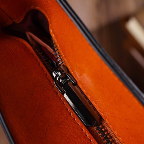 Сумка Vintage Шоппер з натуральної шкіри Руда (22096)