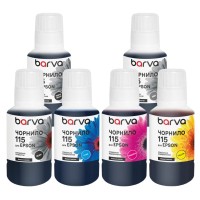 Чорнило Barva Epson 115 6x140 мл, secial OneKey, PB/C/M/Y/GY+pigmented BK (E115-140-MP)