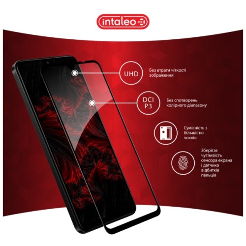 Скло захисне Intaleo Full Glue Xiaomi Redmi 14C Black (1283126598722)