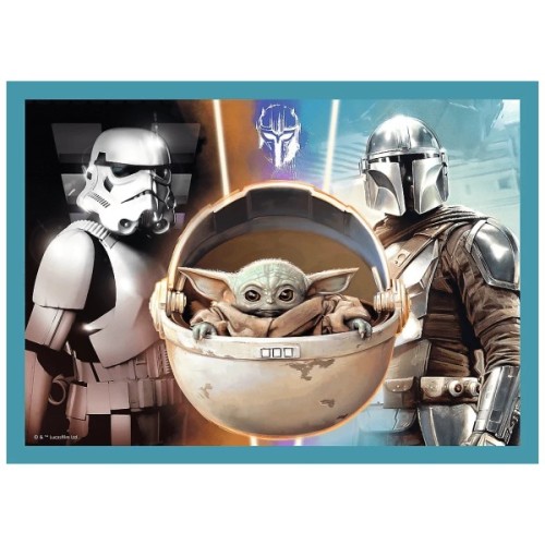 Пазл Trefl Мандалорець 4 in 1 (35, 48, 54, 70) елемента (5900511343977)