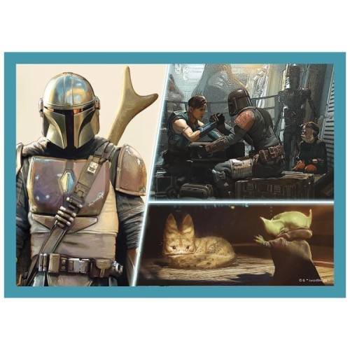 Пазл Trefl Мандалорець 4 in 1 (35, 48, 54, 70) елемента (5900511343977)