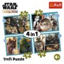 Пазл Trefl Мандалорець 4 in 1 (35, 48, 54, 70) елемента (5900511343977)