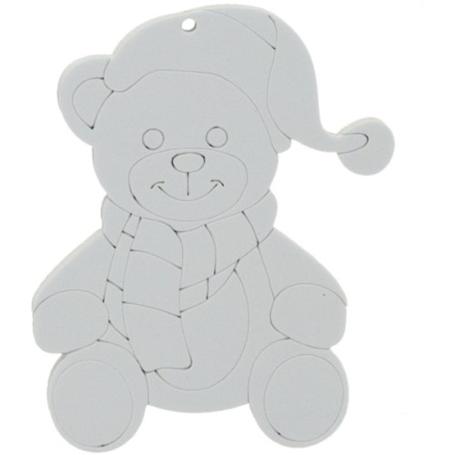 Ялинкова іграшка Chomik Комплект прикрас для розфарбовування 3шт 10см та фломас (5900779897120_2)