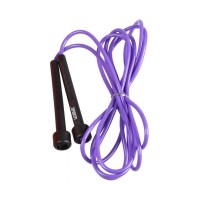 Скакалка LiveUp PVC Jump Rope LS3115-p в тубусі чорний/фіолетовий 275x0.5см (6951376100648)