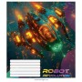 Зошит Школярик Robot Revolution 24 аркуша лінія (024-3522L)