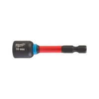 Головка магнітна Milwaukee 1/4", шестигранна, 10 мм Shockwave, ударостійка (4932492441)