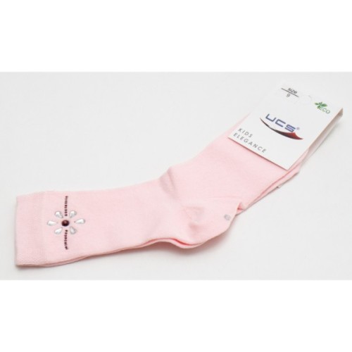 Шкарпетки дитячі UCS Socks з квіточками (M0C0102-0908-3-pink)
