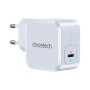 Зарядний пристрій Choetech USB-C PD45W QC3.0/PPS GaN (PD8007-EU-WH)