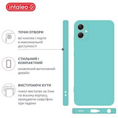 Чохол до мобільного телефона Intaleo SoftShell Samsung Galaxy A05 Mint (1283126590436)