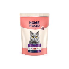 Сухий корм для кішок Home Food For British and Scottish breeds/for large breeds з індичкою та качкою 1.6 кг (4820235021177)