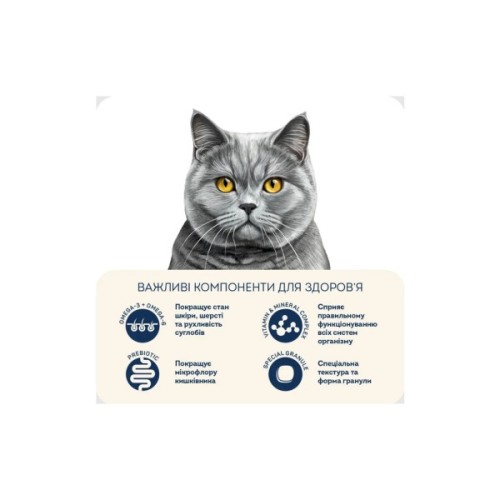 Сухий корм для кішок Home Food For British and Scottish breeds/for large breeds з індичкою та качкою 1.6 кг (4820235021177)