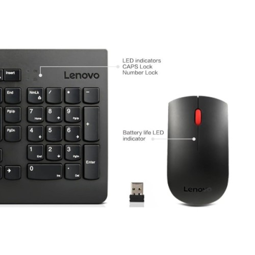 Комплект Lenovo Essential Wireless Combo Gen2 Black (4X31N50709)