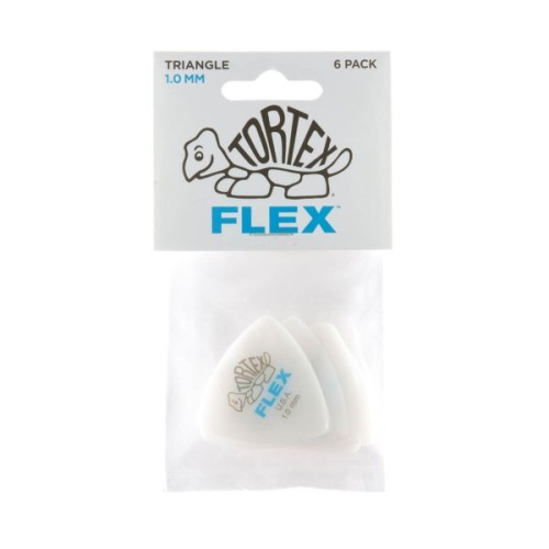 Медіатор Jim Dunlop Tortex Flex Triangle Pick 1.0mm 6 шт. (456P1.0)