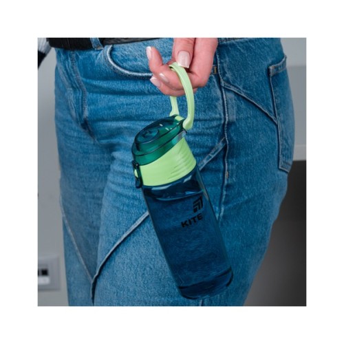 Поїльник-непроливайка Kite 550 мл, смарагдова (K25-401-2)