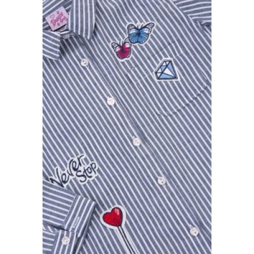 Сорочка дитяча Breeze з аплікацією (G-240-128G-gray)
