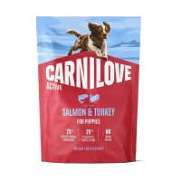 Сухий корм для собак Carnilove Active Salmon & Turkey Puppy 1.5 кг (8595602581344)