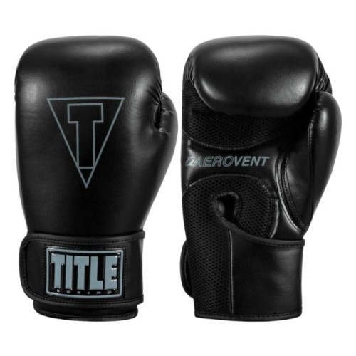 Боксерські рукавички Title Boxing Vegan Gloves Black 14 oz (VGFBG 14 oz BK/BK)