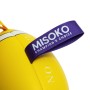 Іграшка для собак MISOKO&CO М'яч надувний у формі м'яча для регбі фіолетовий з жовтим 41 см (KINMSK70118)